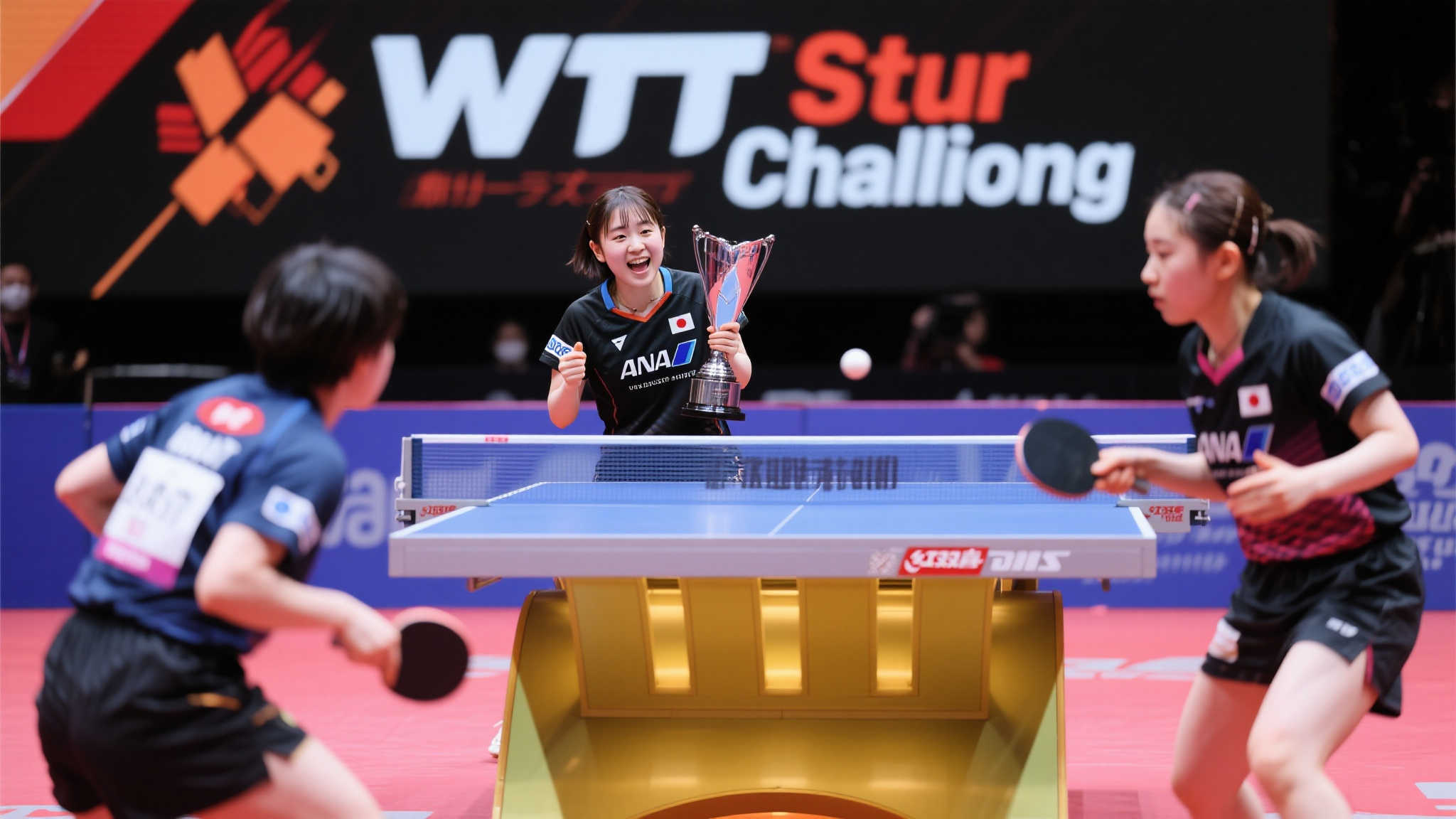 在国际乒坛如火如荼的竞争中，每一场比赛都充满悬念和